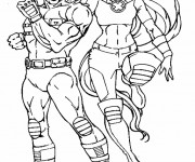 Coloriage X-Men Apocalypse