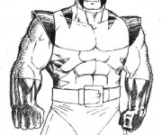 Coloriage X-Men Dents-de-sabre
