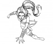 Coloriage et dessins gratuit X-Men Héro facile à imprimer