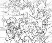 Coloriage X-Men maternelle