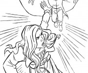 Coloriage X-Men Professor Xavier