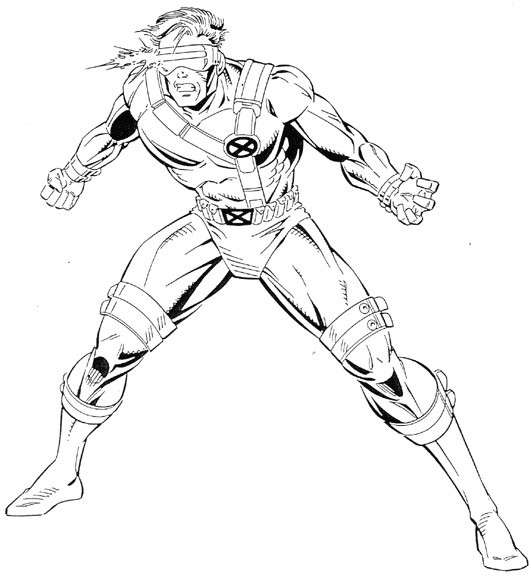 Coloriage XMen gratuit à imprimer