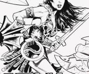 Coloriage Affiche du film Xena Warrior Princess