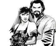 Coloriage Le mariage de la princesse Xena