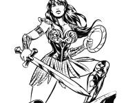 Coloriage Sc&egrave;ne du film Xena