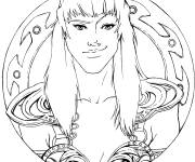 Coloriage et dessins gratuit Xena &agrave; colorier à imprimer