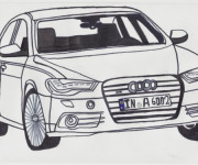 Coloriage Audi A6