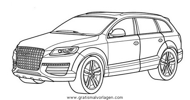 Coloriage et dessins gratuits Audi Q8 4x4 à imprimer