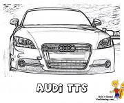 Coloriage Audi TTS