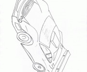 Coloriage Auto de course Mclaren