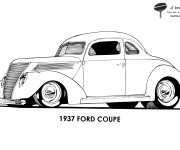 Coloriage et dessins gratuit Auto Ford Coupé à imprimer