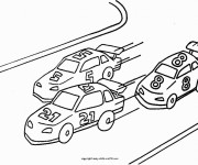 Coloriage Auto de course