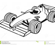 Coloriage Course Formule 1