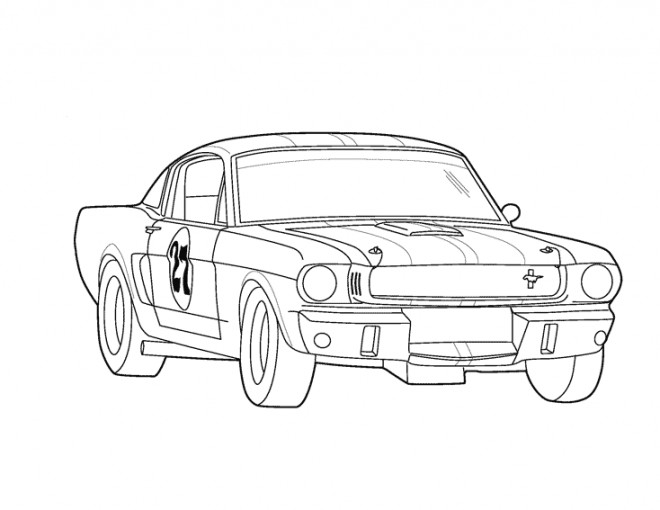 Coloriage Gratuit A Imprimer Voiture De Course