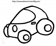 Coloriage et dessins gratuit Voiture facile à imprimer