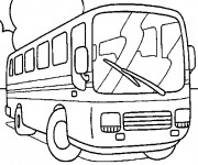 Coloriage et dessins gratuit Autobus à colorier à imprimer