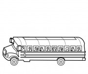 Coloriage Autobus en ligne à décorer