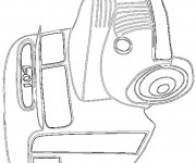Coloriage Autobus stylis&eacute;