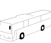 Coloriage Autobus Transport publique