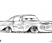 Coloriage Automobile Ramone Disney