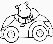 Coloriage Jouet Automobile pour enfant