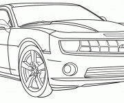 Coloriage Une Voiture de Luxe à colorier