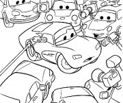 Coloriage Auto Flash Mcqueen populaire