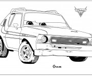 Coloriage Auto Grem Cars