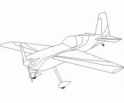 Coloriage Petit Avion de guerre