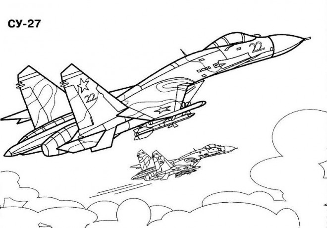 Coloriage Avion de Guerre gratuit à imprimer liste 40 à 60