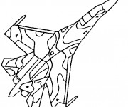 Coloriage Avion de Guerre F5