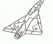 Coloriage Avion de Guerre Mig