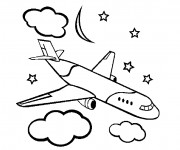 Coloriage Avion