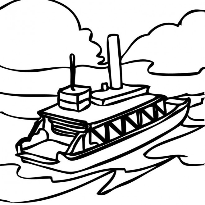Coloriage Bateau gratuit à imprimer liste 20 à 40