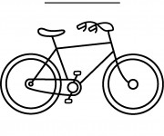 Coloriage Bicyclette de Route en Ligne