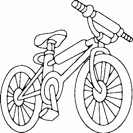 Coloriage et dessins gratuits Bicyclette en couleur à imprimer