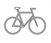 Coloriage et dessins gratuit Bicyclette Miniature à imprimer