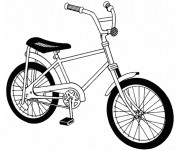 Coloriage Une Bicyclette d'Enfants