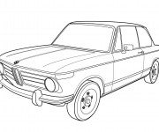 Coloriage BMW ancien modèle