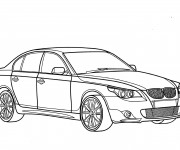 Coloriage et dessins gratuit BMW E30 à imprimer
