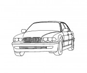 Coloriage BMW e30 facile