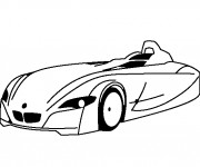 Coloriage BMW I10 facile