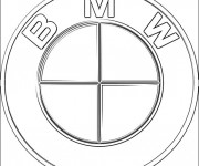 Coloriage Logo de Voitures BMW
