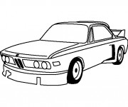 Coloriage Maison de voiture BMW e30