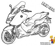 Coloriage Moto BMW C600