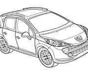 Coloriage Voiture Peugeot