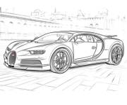 Coloriage Bugatti &agrave; Rome