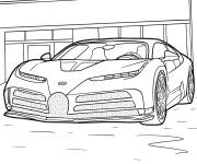 Coloriage Bugatti Centodieci