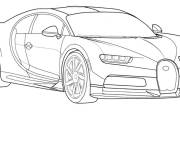 Coloriage Bugatti Chiron
