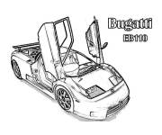 Coloriage Bugatti EB110